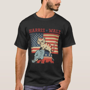 Harris Waltz 2024 Vicepresident Verkiezing Grappig T-shirt