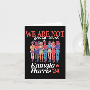 Harris Waltz 2024 We gaan niet terug naar Kamala H Kaart