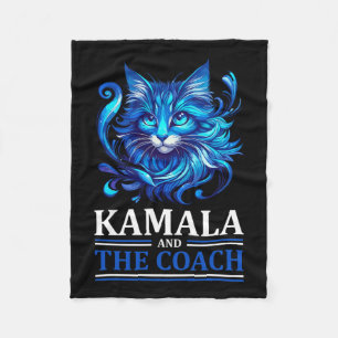 Harris Waltz Cat Lady Harris Waltz 2024 Kamala Har Fleece Deken