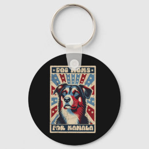  Harris Waltz Dog Moms voor Kamala America F Sleutelhanger