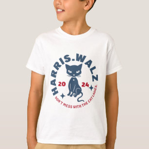 Harris Waltz niet knoeien met de kat dames Kamala T-shirt