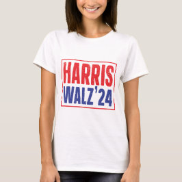 Harris Walz 2024 Bold Campaign T-shirt