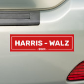 Harris Walz 2024 Bumpersticker (Op auto)