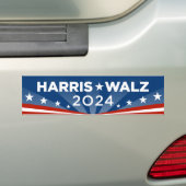 Harris Walz 2024 Bumpersticker (Op auto)