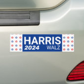 Harris Walz 2024 Bumpersticker (Op auto)