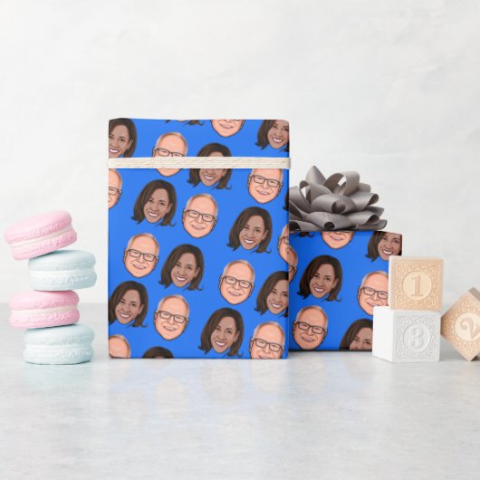 Harris Walz 2024 Cadeaupapier (Baby Shower)