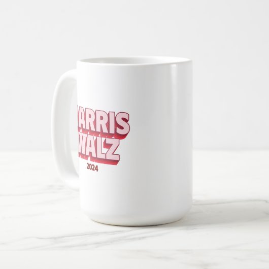 Harris Walz 2024 Coffee Mug (Devant gauche)