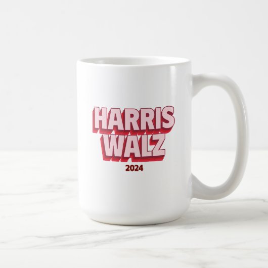 Harris Walz 2024 Coffee Mug (Droite)
