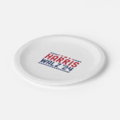 Harris Walz 2024 - Harris Walz 2024 Wij zijn niet Papieren Bordje (Gekanteld)