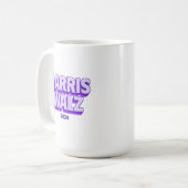 Harris Walz 2024 Koffie Mok (Voorkant links)