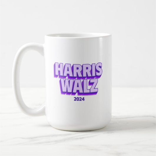 Harris Walz 2024 Koffie Mok (Links)