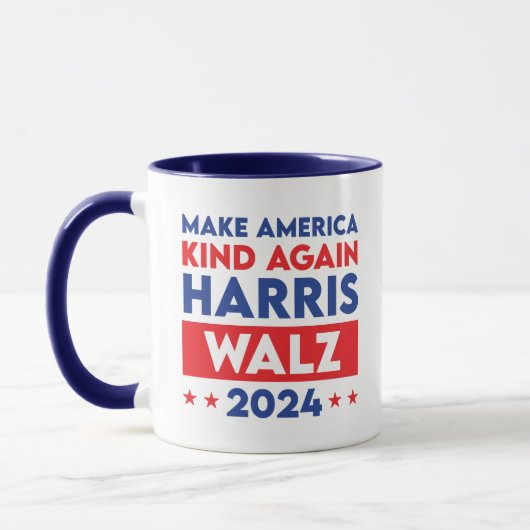 Harris Walz 2024 maakt Amerika weer vriendelijk Mok (Links)