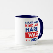 Harris Walz 2024 maakt Amerika weer vriendelijk Mok (Voorkant rechts)
