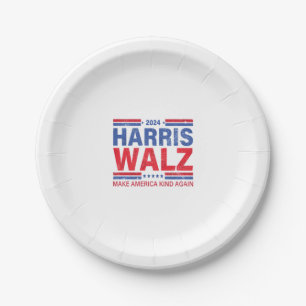 Harris Walz 2024 maakt Amerika weer vriendelijk Papieren Bordje