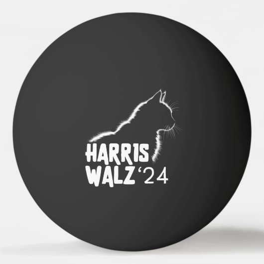 Harris Walz 2024 Pingpongballen (Voorkant)
