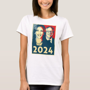 Harris Walz 2024 Poster T-shirt