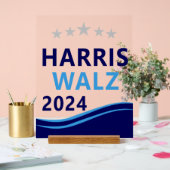 Harris Walz 2024 pour le président Blue Wave (Mariage)
