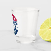 Harris Walz 2024: President Patriottisch Shot Glas (Rechts)
