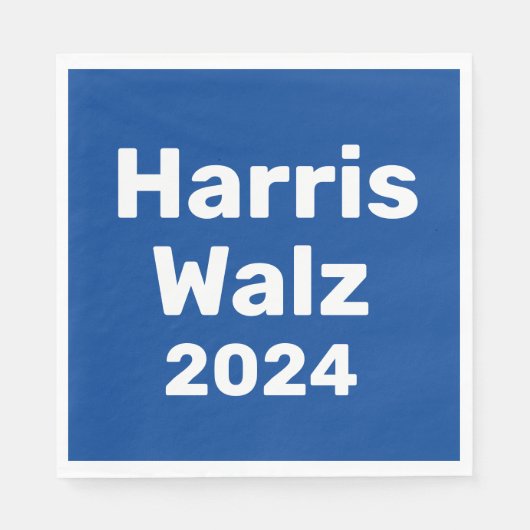 Harris / Walz 2024 Presidentiële campagne Servet (Voorkant)