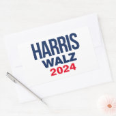 HARRIS WALZ 2024 RECHTHOEKIGE STICKER (Envelop)