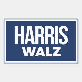 Harris Walz 2024 Rechthoekige Sticker
