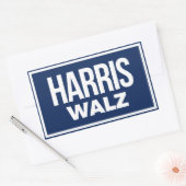 Harris Walz 2024 Rechthoekige Sticker (Envelop)