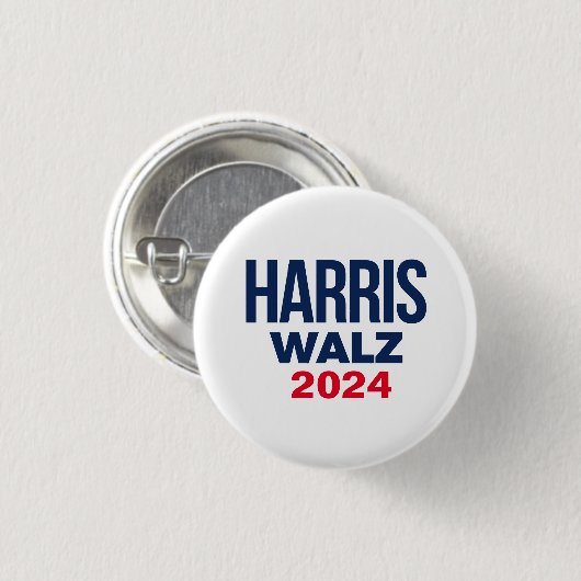 HARRIS WALZ 2024 RONDE BUTTON 3,2 CM (Voorkant /achterkant)