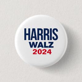 HARRIS WALZ 2024 RONDE BUTTON 3,2 CM