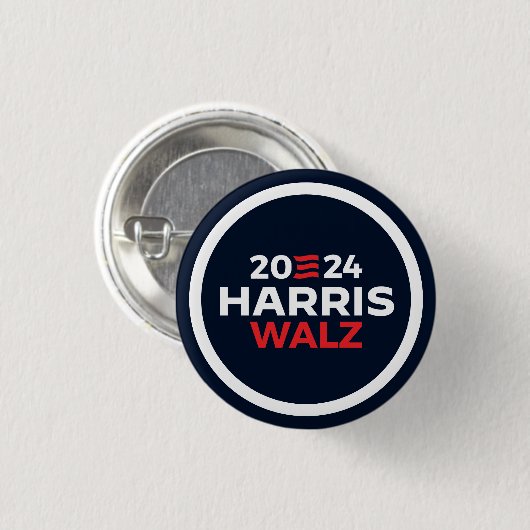 Harris Walz 2024 Ronde Button 3,2 Cm (Voorkant /achterkant)