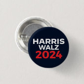 Harris Walz 2024 Ronde Button 3,2 Cm (Voorkant /achterkant)