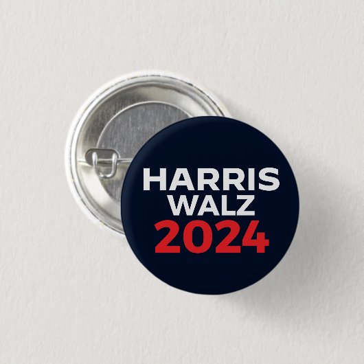 Harris Walz 2024 Ronde Button 3,2 Cm (Voorkant /achterkant)