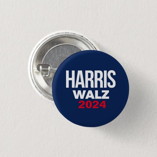 Harris Walz 2024 Ronde Button 3,2 Cm (Voorkant /achterkant)