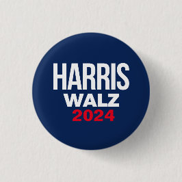 Harris Walz 2024 Ronde Button 3,2 Cm