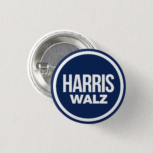 Harris Walz 2024 Ronde Button 3,2 Cm (Voorkant /achterkant)