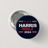Harris Walz 2024 Ronde Button 3,2 Cm (Voorkant /achterkant)