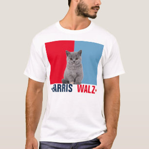 Harris Walz 2024 - Rood Blauw T-shirt