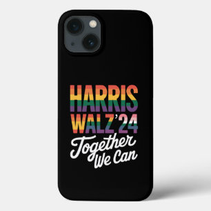 Harris Walz 2024 Samen Kunnen We Verkiezing LGBTQI iPhone 13 Hoesje