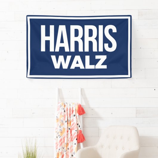Harris Walz 2024 Spandoek (Insitu)