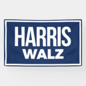 Harris Walz 2024 Spandoek (Horizontaal)