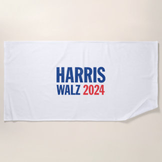 Harris Walz 2024 Strandlaken