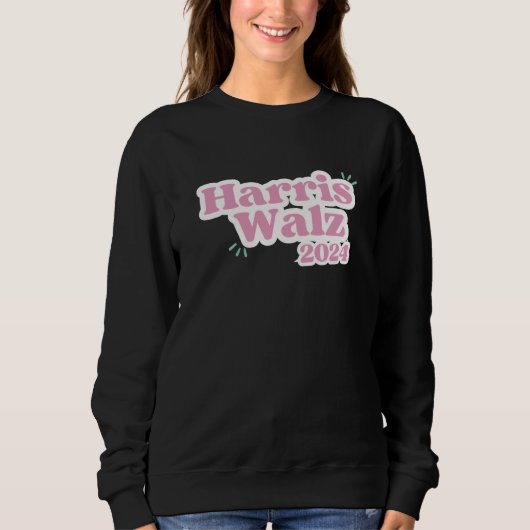 Harris Walz 2024 Sweatshirt féminine (Devant)