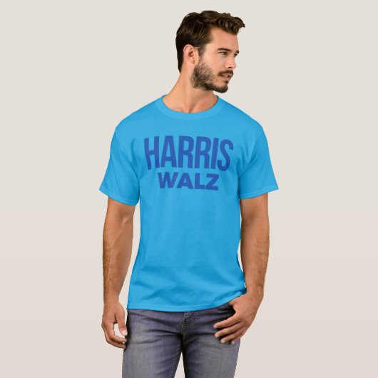 Harris Walz 2024 T-shirt (Voorkant volledig)