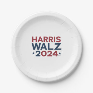 Harris walz 2024 trending design papieren bordje