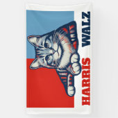 Harris Walz 2024, uiteraard Yard Spandoek (Verticaal)