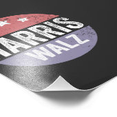 Harris Walz 2024 Verkiezing Kamala Tim Waltz Ameri Foto Afdruk (Hoek)