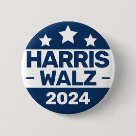 Harris Walz 2024 Verkiezingen Kamala Harris Tim Wa Ronde Button 5,7 Cm