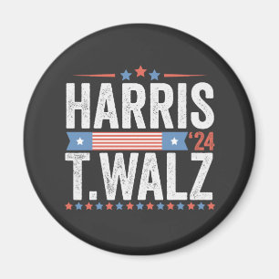Harris Walz 2024 Verkiezingen Kamala Tim Waltz Magneet