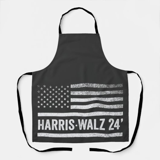 Harris Walz 2024 Verkiezingen Kamala Tim Waltz Schort (Voorkant)