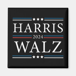 Harris Walz 2024 verkiezingen Magneet