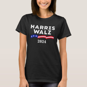 Harris Walz 2024 Voor President Kamala Harris Walz T-shirt